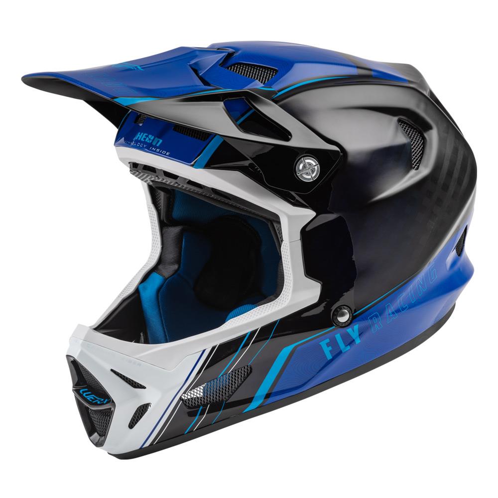 Fly Racing Werx-R Carbon Helmet - Blue/White/Black
