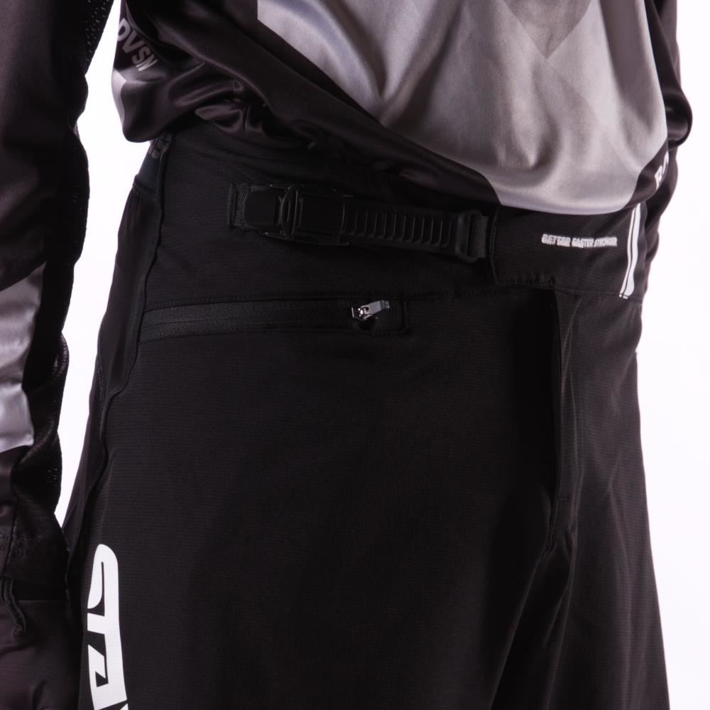 Stay Strong V2 Race Shorts - Black/White