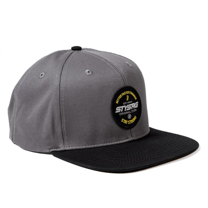 Stay Strong BFS Circle Patch Snapback Cap - grigio/Nero