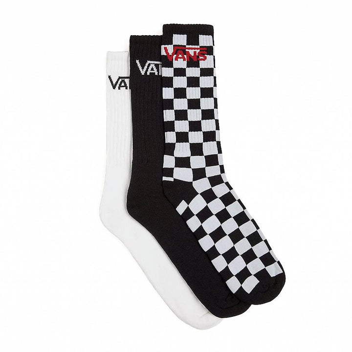 Vans Classic Crew Socks 3-Pack - Black/White