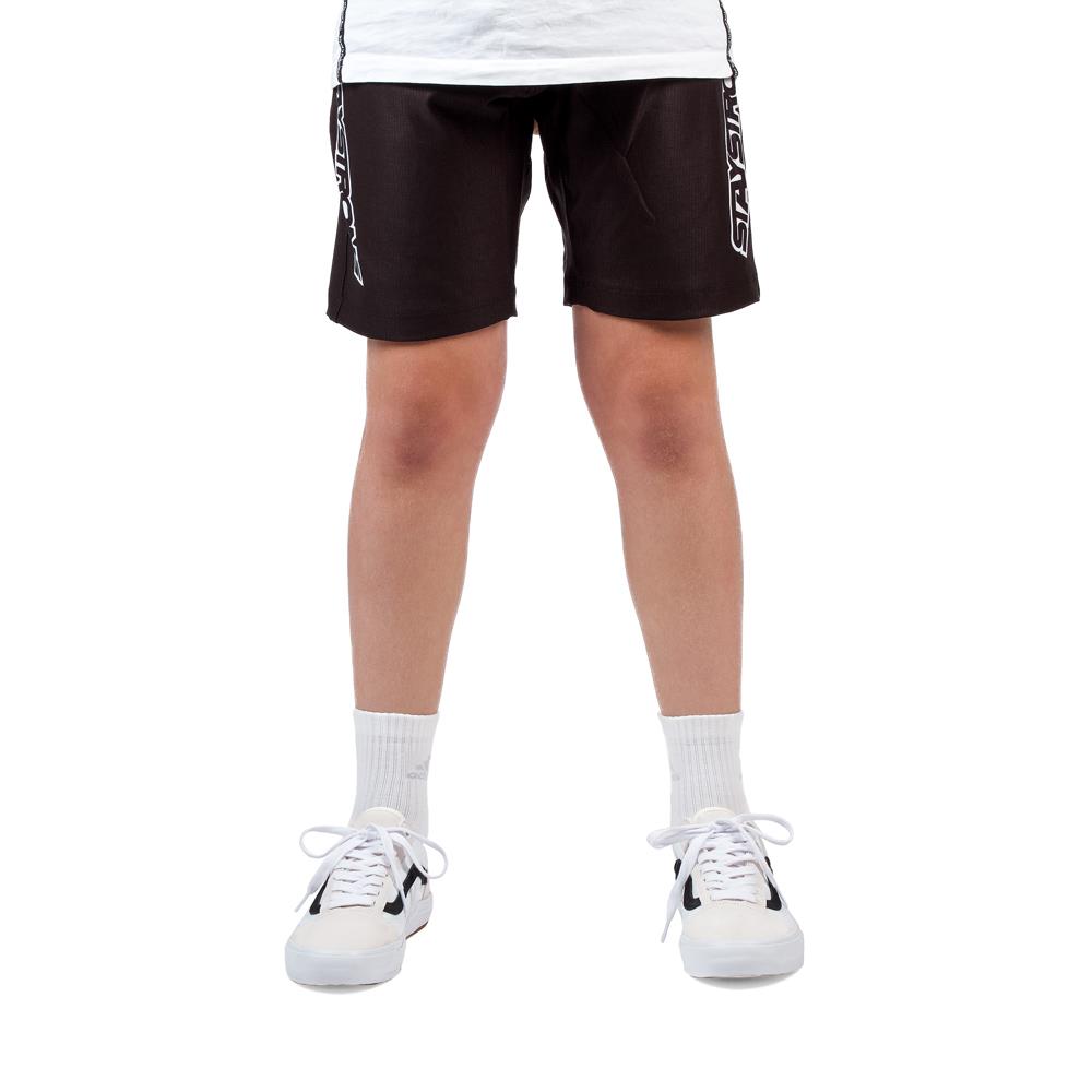 Stay Strong Junior V3 Shorts de carrera - Negro/Blanco
