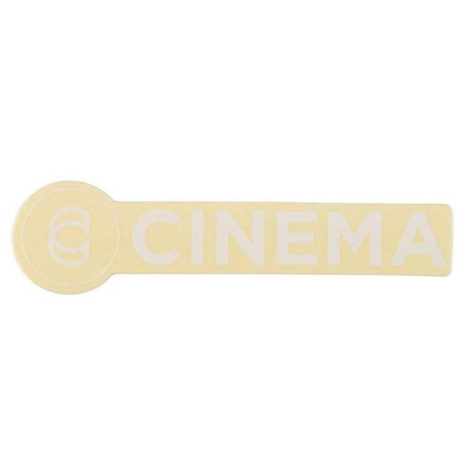 Cinema Sticker - White