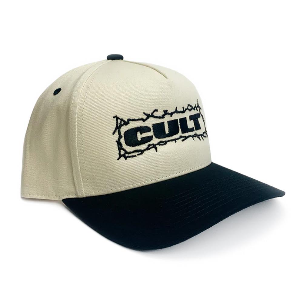 Cult Bolts Cap - Cream/Black