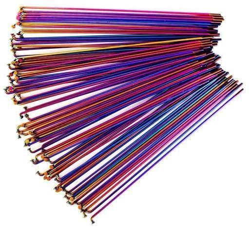 Total BMX Doppio spessore Spokes tecnologici - 20pcs - Rainbow