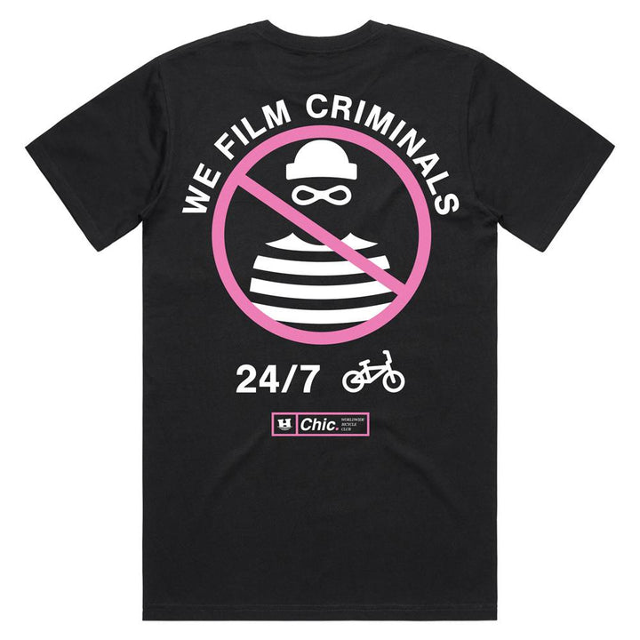 Chic x Help Camiseta de 'We Film Criminals' - 