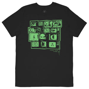 Cinema T-shirt Visions - Vintage Black