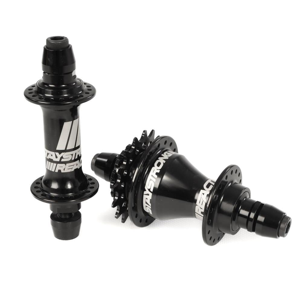 Stay Strong Reactiv 2 Race Hubset - Negro/ 10 mm frente