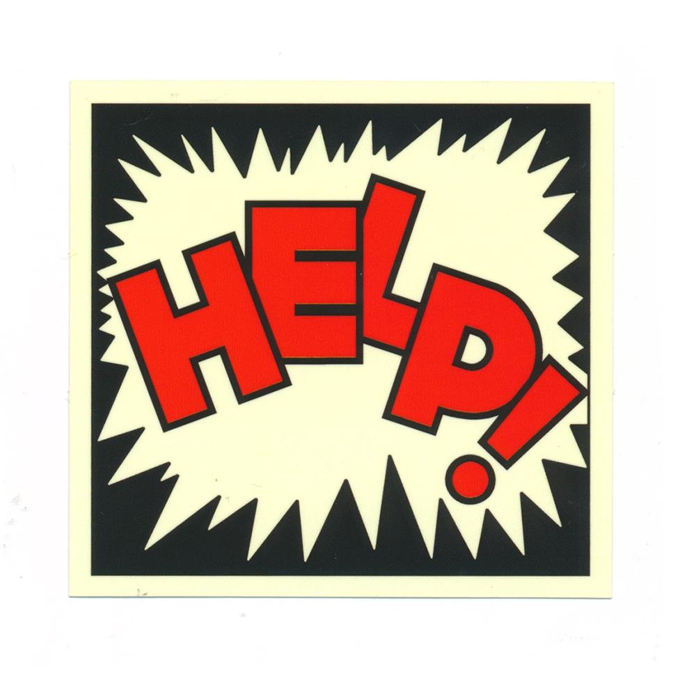 Help Pegatina de boom