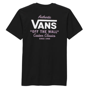 Vans Holder St Classic T-shirt - Black with Lavender Mist