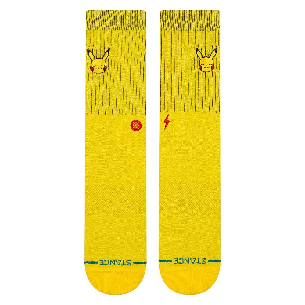 Stance Pikachu Crew Socks - Yellow - Large