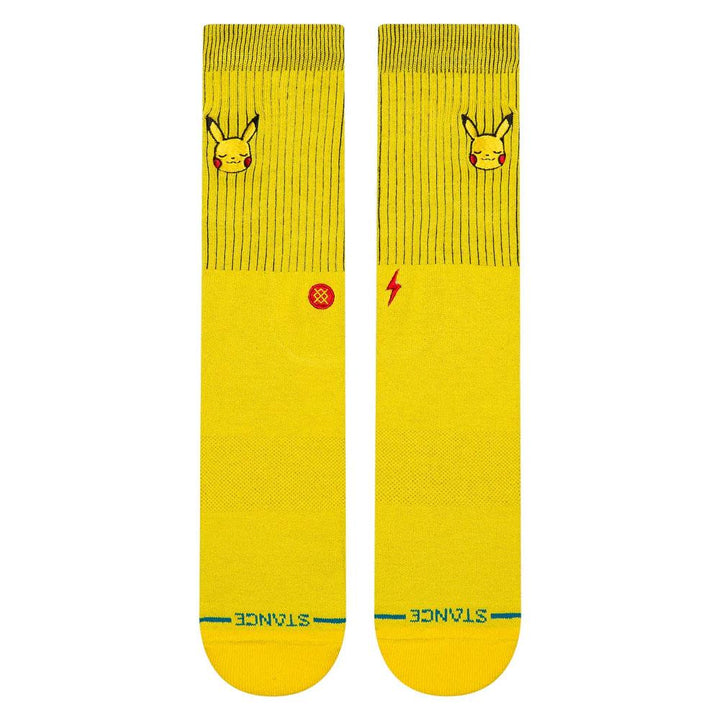 Stance Pikachu Crew Socks - Yellow - Large