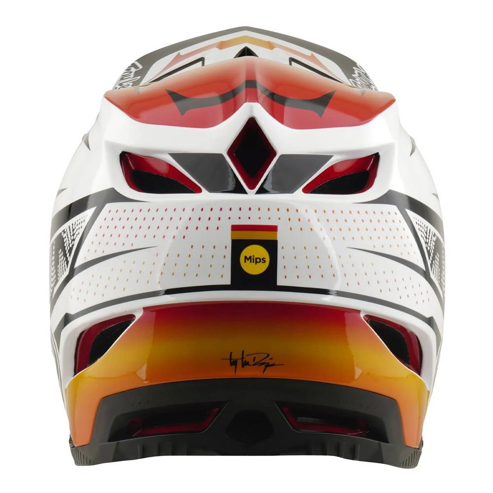 Troy Lee D4 Composite Race Helmet - Lined Up White – Source BMX - US