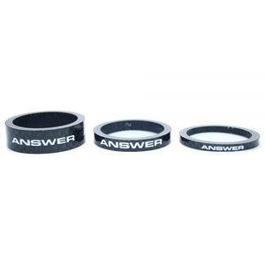 Answer 1" Carbon Spacer 3 Pack