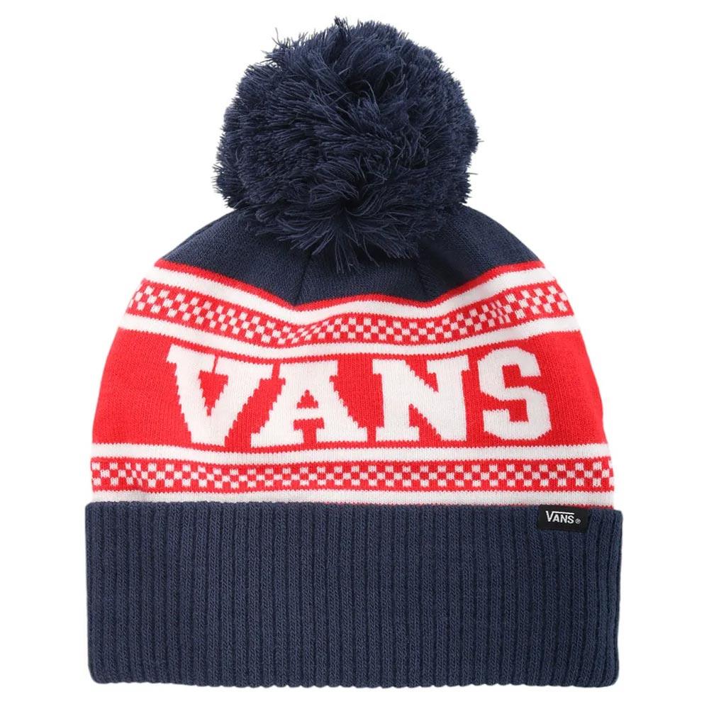Vans Check Pom Beanie - Dress Blues