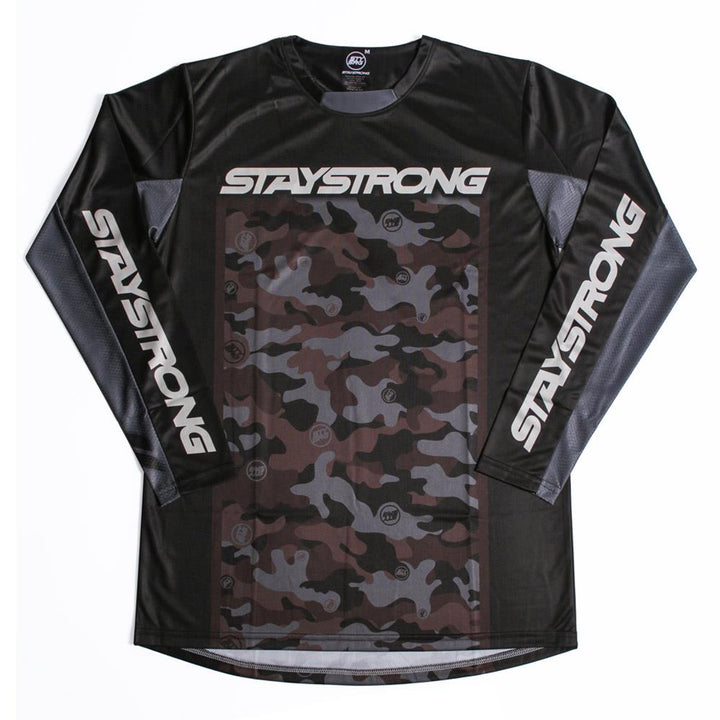 Stay Strong Custom Camo Race Jersey - Camo