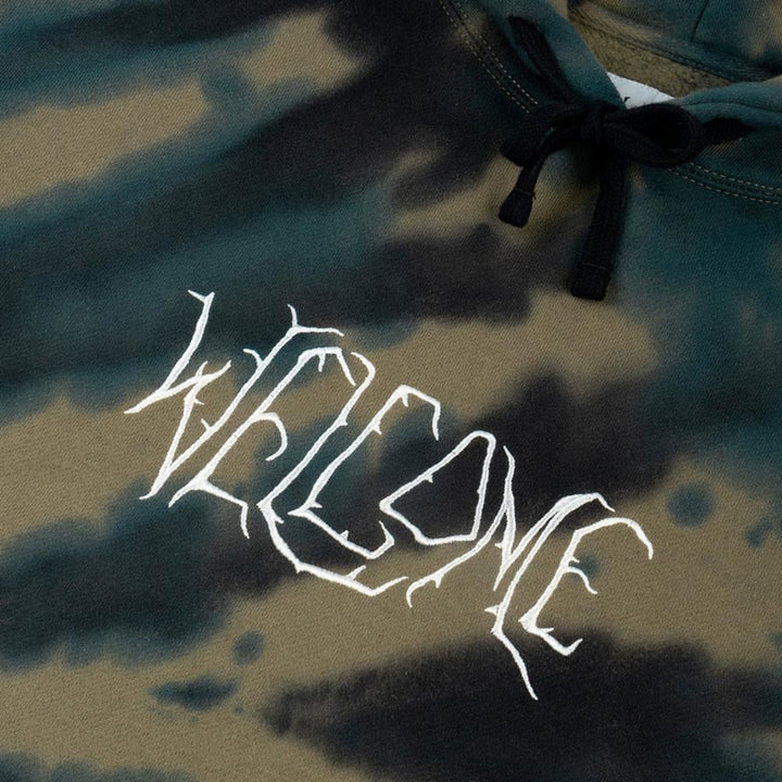 Welcome Exner Tie-Dye Pullover Hoodie - Kelp
