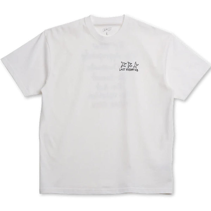 Last Resort AB Message T-Shirt - White