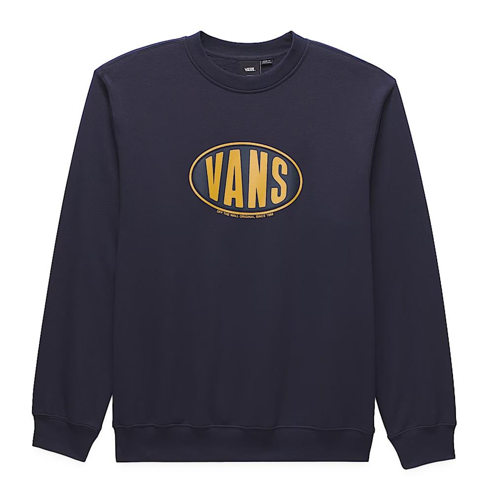Vans Spray On Loose Crewneck Sweatshirt - Parisian Night Blue