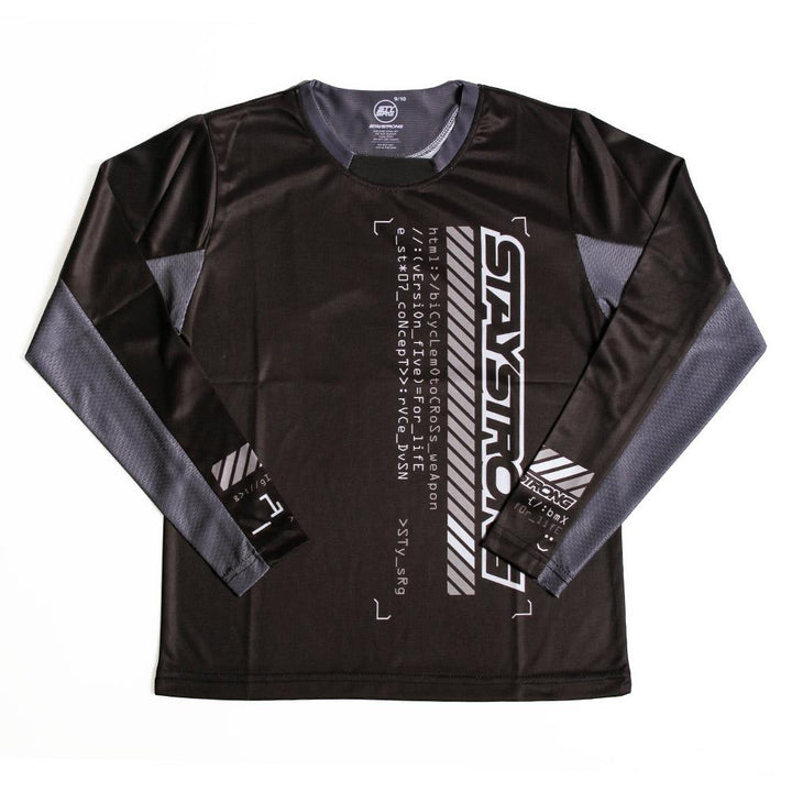Stay Strong V5 Youth Race Jersey - Black