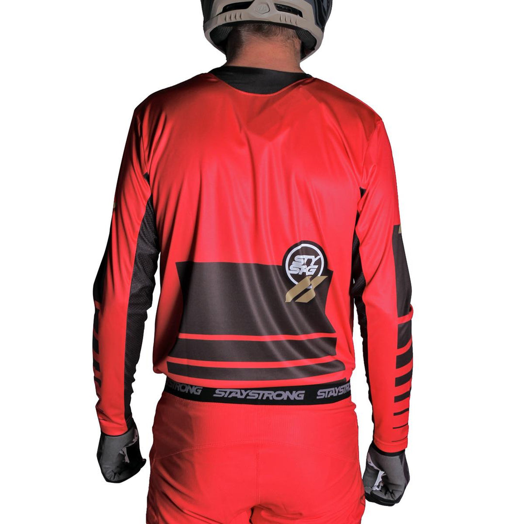 Stay Strong For Life Youth Race Jersey - Red