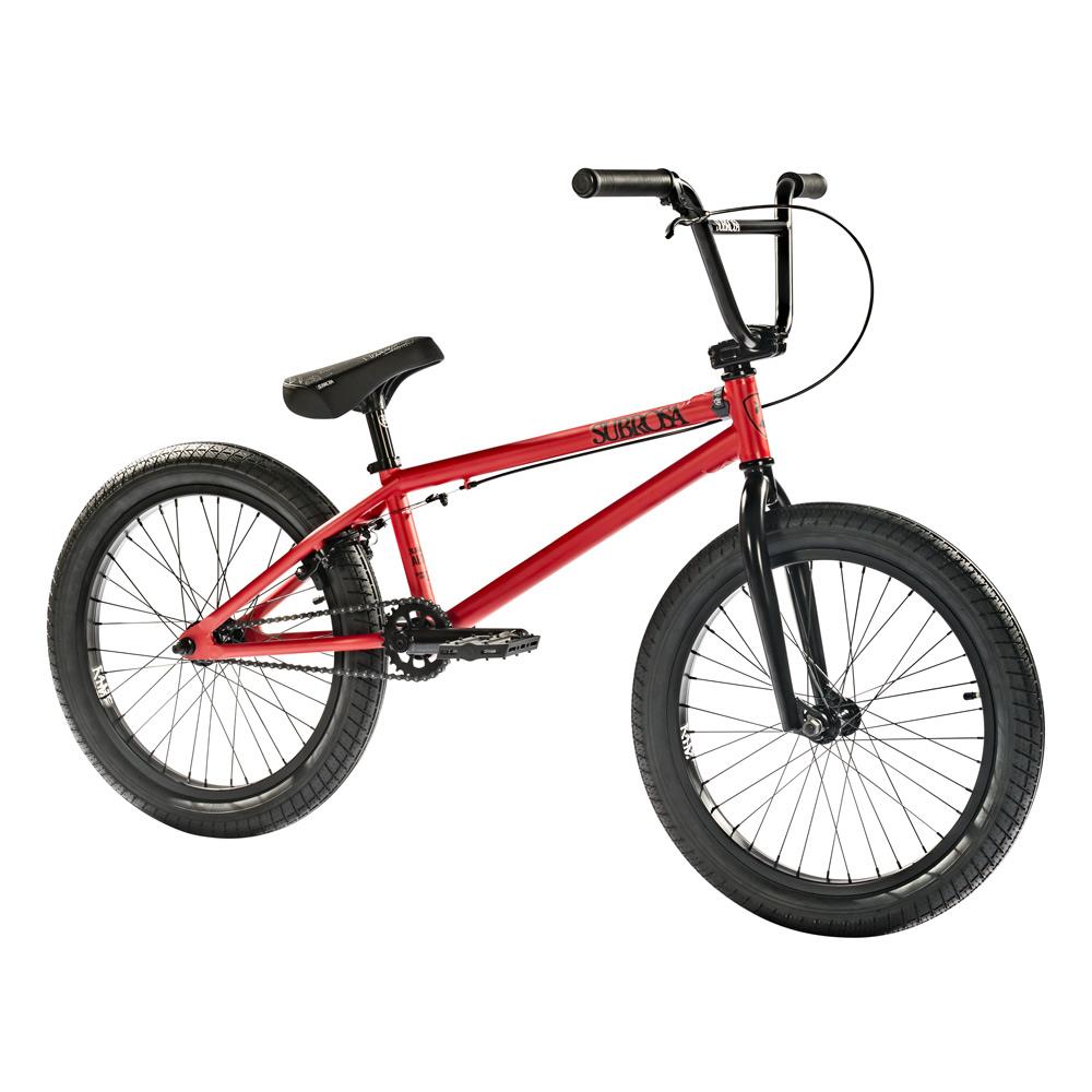 red bmx bicycle Subrosa Altus BMX Bike