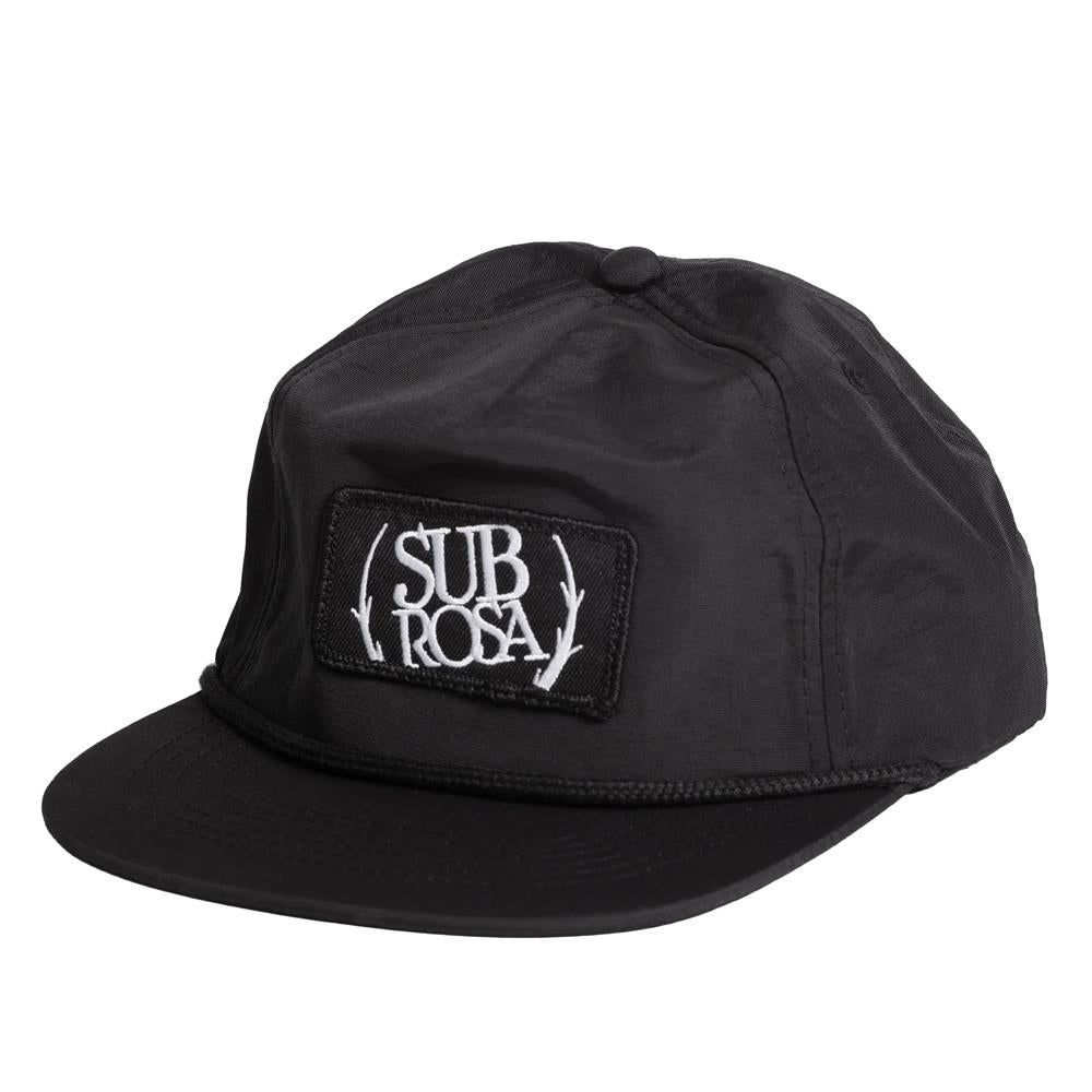 Subrosa Cropped Crest Hat - Black