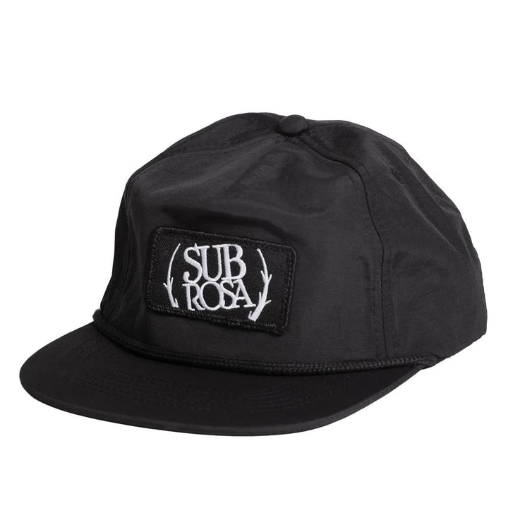 Subrosa Cropped Crest Hat - Black