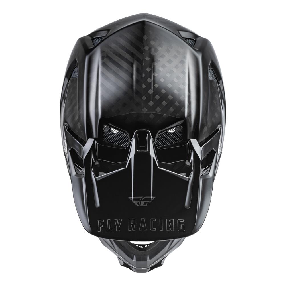 Fly Racing Werx-R Carbon Solid Helmet - Black Carbon