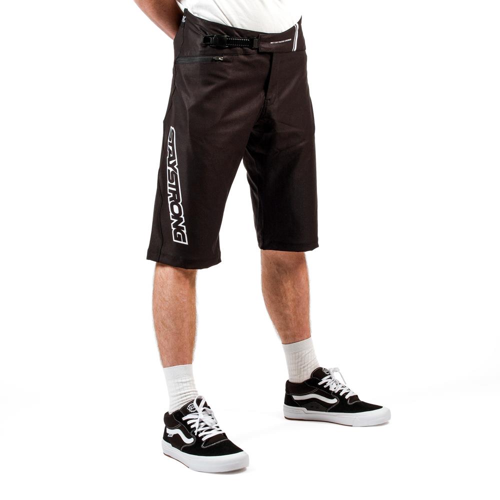 Stay Strong V3 shorts de course - Noir/Blanc