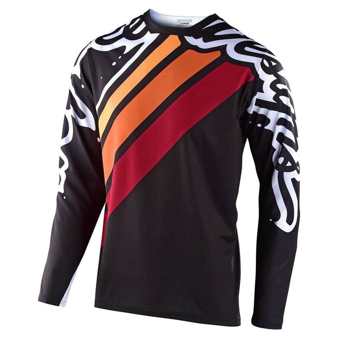 Maglia da gara Troy Lee Sprint Seca 2.0 - Nero/Borgogna