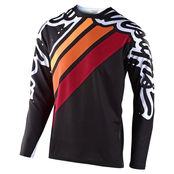 Maglia da gara Troy Lee Sprint Seca 2.0 - Nero/Borgogna