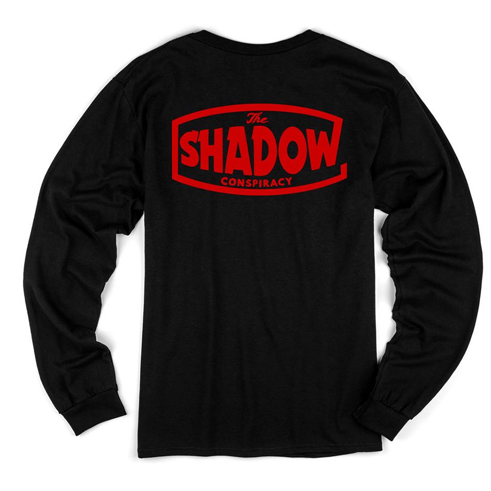Shadow T-shirt à manches longues sectorielle - Noir