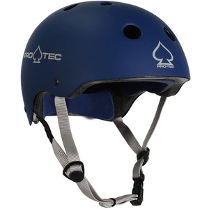 Pro-Tec Klassischer Helm - mattblau