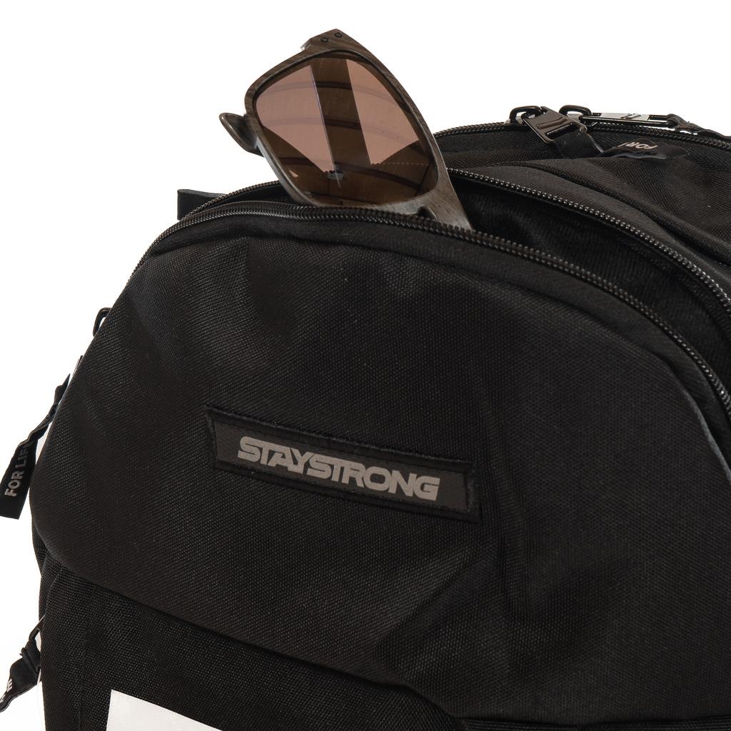Stay Strong V2 Word Backpack - Noir