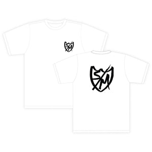 S&M Sharpie Shield T-Shirt - Black On White