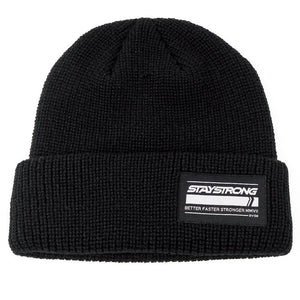 Stay Strong BFS Patch Beanie - Noir