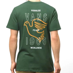 Vans Visualize Peace Pocket T-Shirt - Sycamore