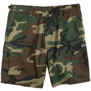 Cult Pantalones cortos militares - camuflaje de bosques