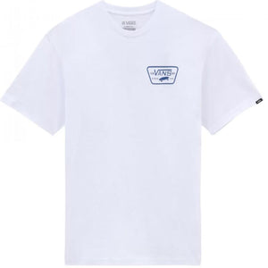 Vans T-shirt complet - blanc / vrai bleu