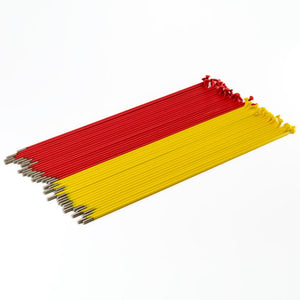 Source en acier inoxydable (40 pack) - rouge / jaune