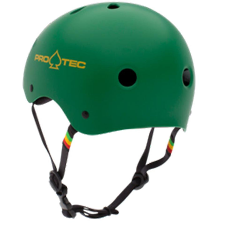 Pro-Tec Celmetto classico - Green matte Rasta
