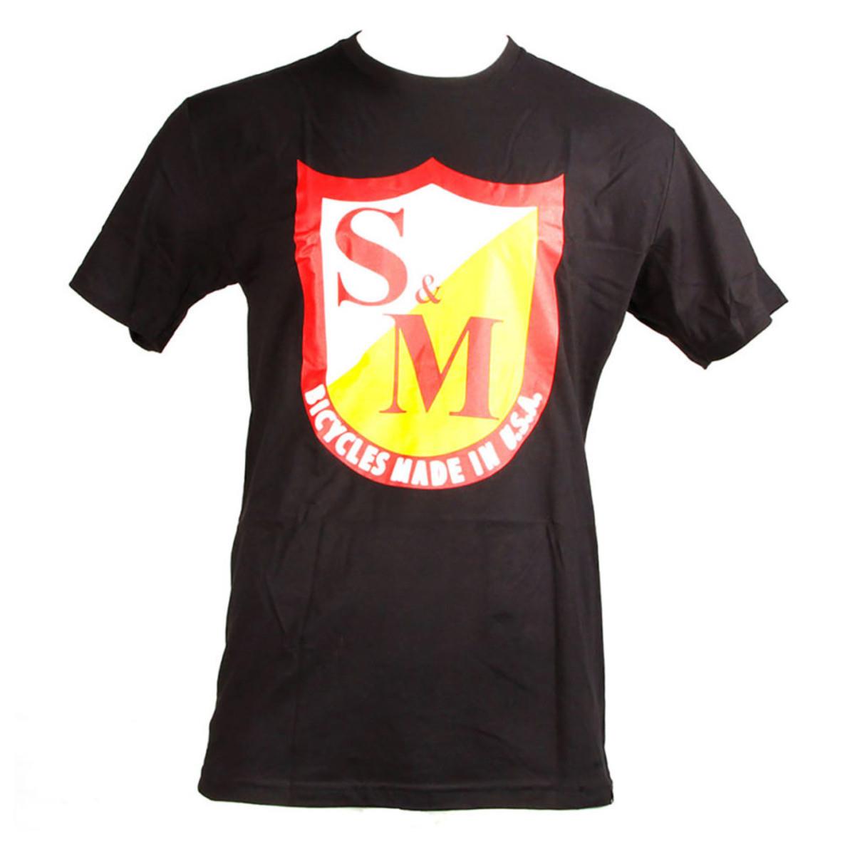 S&M Classic Shield T-Shirt - Black