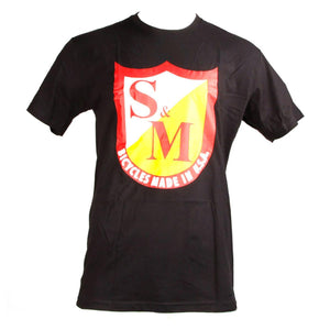 S&M Camiseta clásica de escudo - Negro