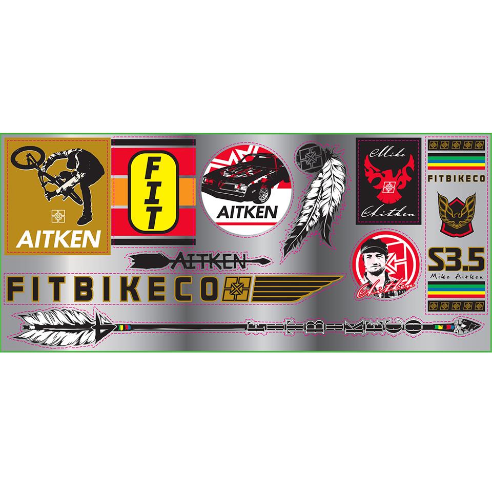 Fit Mike Aitken Sticker Sheet