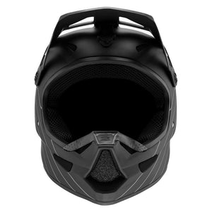 100% Status Youth Race Helmet - Essential Black