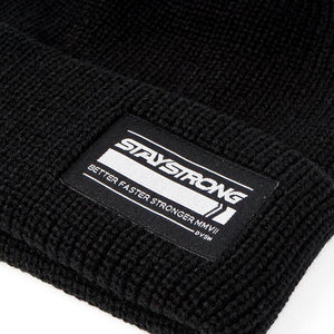 Stay Strong BFS Patch Beanie - Black