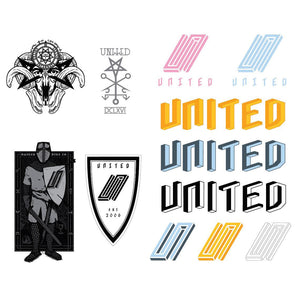 United Assorted Sticker Pack