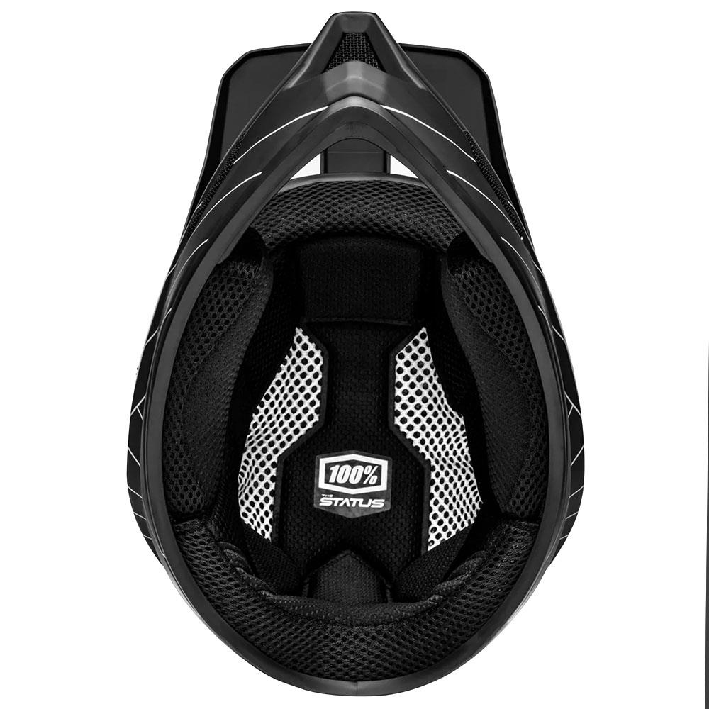 Stato del 100% Giovani Casco da gara - essenziale Nero