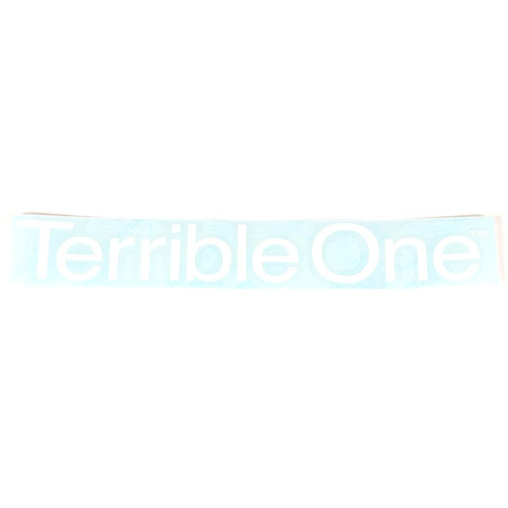 Terrible One Barcode Die Cut Sticker