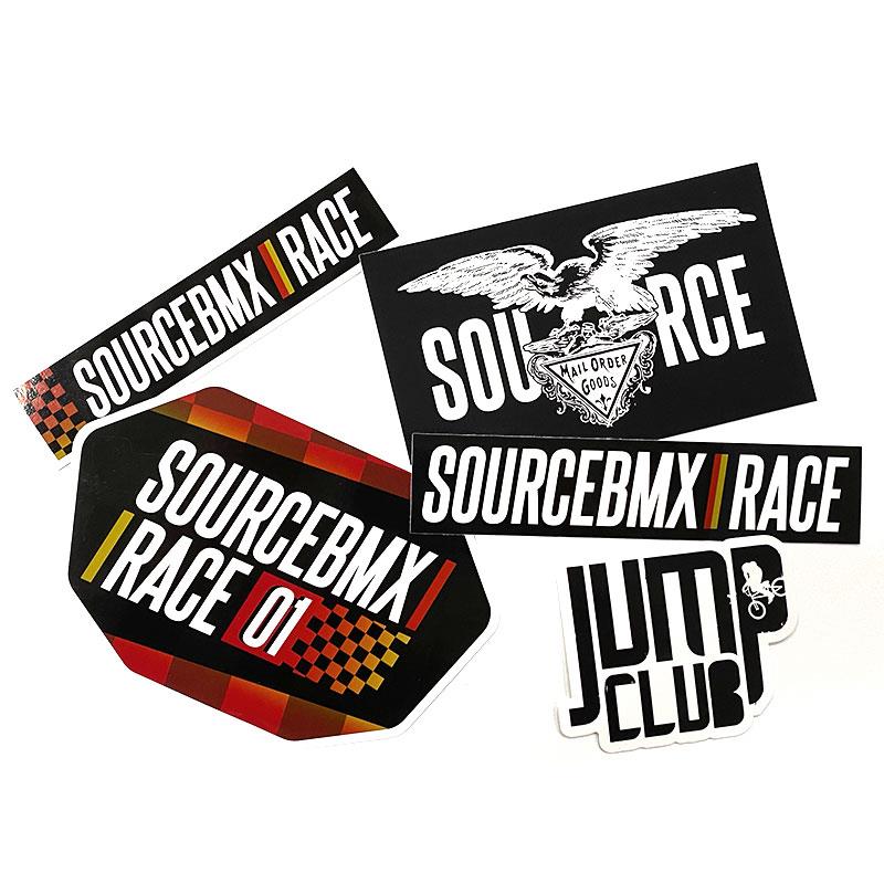 Source BMX Paquete de pegatinas de carrera